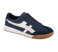 Skechers Baskets pour Homme Zinger 2.0 – Daim bleu marine Duraleather, bordure blanche, 39.5 EU