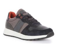 Baskets Homme - GEOX - U Molveno A - Daim et Nylon - Anthracite - Lacets 46