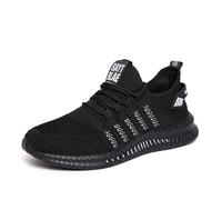 Baskets Homme Grande Taille Légères Respirantes FUNMOON - Blanc - Lacets 40