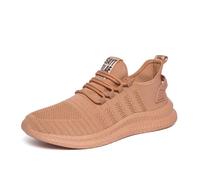 Baskets Homme Grande Taille Légères Respirantes FUNMOON - Marron - Semelle Souple - Lacets 42