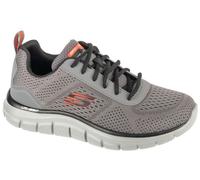 Skechers Homme Track Leshur Basket, Anthracite/Orange, 43 EU