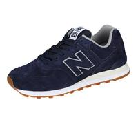 Baskets Homme New Balance Ml574 Pigsuede Pack Bleu foncé - 41.5 EU - Cuir - Lacets 42