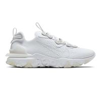 Baskets Homme NIKE React Vision Blanc - Cuir - Lacets - Plat 42