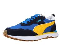 Baskets Homme Puma Moliere Jaune 125493 Bleu - Semelle Gomme - Fabriqué en Chine 40