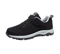 Baskets Homme Respirante décontractées Plates Chaussures de Sport légères pour Hommes Tendances Fitness Sneakers Antidérapant Outdoor léger (Black, 41)