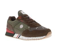 Baskets Homme - SERGE BLANCO - Play - Kaki - Cuir - Lacets 40