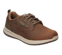 Baskets Homme - SKECHERS - 65693-CDB - Cuir Marron - Hauteur Moyenne - Lacets 43