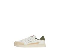 Baskets Tommy Jeans THE GREENWICH MIX MEDIA pour Homme 42 Blanc