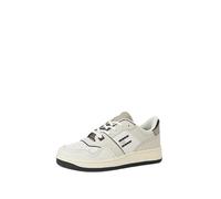 Baskets Homme - TOMMY JEANS - Ref 58753 YBI - Cuir - Lacets - Ivoire 42