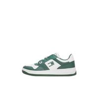 Baskets homme TOMMY JEANS - Ref 60309 - Blanc - Cuir - Lacets 41