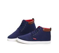 Baskets Hommes Automne FUNMOON - Bleu - Textile - Lacets - Plat 42