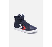 Baskets Hummel Slimmer Stadil Leather High Jr pour Enfant 38 Bleu