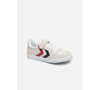 Baskets Hummel Slimmer Stadil Leather Low Jr pour Enfant 28 Blanc