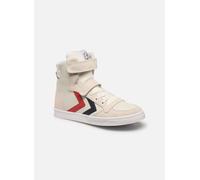 Baskets Hummel Stadil JR Leather High pour Enfant 33 Blanc