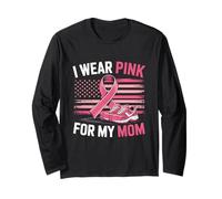 Baskets I Wear Pink for My Mom pour Enfants, Hommes, Jeunes Manche Longue