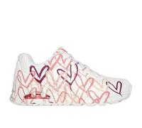 Baskets imprimÃ© de coeur femme Skechers Uno Spread The Love Blanc 37