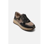 Jana Baskets Plates à Lacets pour Femme - Vegan Black/Taupe 41