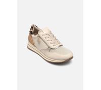 Jana Femmes Baskets Plates avec Fermeture éclair Vegan, Beige (Ivory), 38 EU