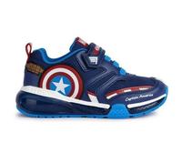 Baskets jeune garçon Geox Bayonyc - navy/red - GEOX - Cuir - Lacets - Garçon - Enfant 38