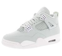 Baskets Jordan 4 Retro couleur écume de mer/voile/argent métallisé