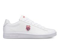 Baskets K-Swiss Court Shield - Homme - Blanc - Cuir - Lacets 41