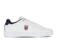 K-Swiss Homme Court Shield II Basket, WHT Peacot Smba Red, 40 EU