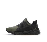 Baskets - KAPPA - San Puerto - Noir & Kaki - Tige basse textile/synthétique - Fermeture lacets 33