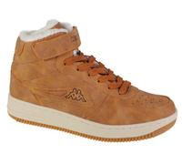 Baskets - Kappa Bash Mid Fur - Marron - Cuir synthétique - Lacets 38