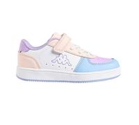 Baskets - KAPPA - Malone - Polyuréthane - Fermeture élastique et velcro - Blanc/rose/bleu 22
