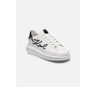 Baskets Karl Lagerfeld Kapri Whipstitch Lo Lace pour Femme 38 Blanc