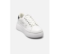Baskets Karl Lagerfeld Kreeper Lo Signia Embro Patch pour Femme 39 Blanc