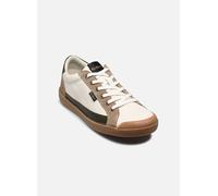 Kickers Trainer, Baskets Basses Homme, Blanc Beige Kaki, 41