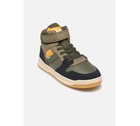 Kickado, Sneakers Hautes Mixte, Kaki Marine Camel, 34