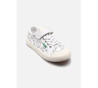Baskets Kickers KICKGOLDI pour 26 Blanc