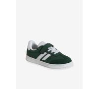 Baskets lacets élastiqués et scratchées enfant collection maternelle vert 24