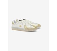 Baskets Lacoste Baseshot Pro Leather blanc doré femme - 40