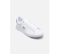 Baskets Lacoste Carnaby Set Leather blanc doré femme - 41