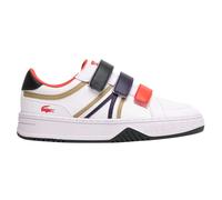 Baskets Lacoste L001 pour enfants avec auto-agrippante, blanc 34