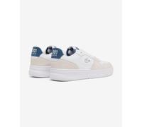 Baskets Lacoste L001 Set Leather blanc beige bleu - 46