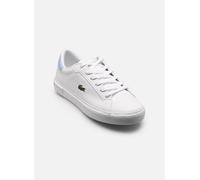 Baskets Lacoste Powercourt blanc bleu ciel enfant - 21