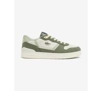 Baskets Lacoste T-Clip Set Leather vert blanc - 43