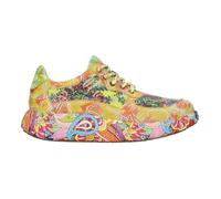 Baskets - LAURA VITA - NIKITO 02 Jaune - Talon compensé - Lacets - Bout rond 39