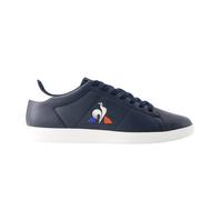 Baskets basses en cuir enduit - Le Coq Sportif - bleu marine - lacets - adulte - mixte 41