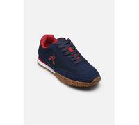 Le Coq Sportif - Veloce Chaussures Homme - Design Patrimoine Innovation Semelle Caoutchouc Unique - Cuir Textile Synthétique - Taille 42 - Dress Blue Rio Red