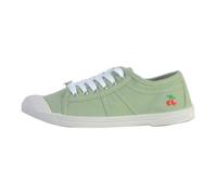 Baskets Le Temps des Cerises Basket Basic 02 E/23 - Femme - Vert - Lacets - Confort Exceptionnel