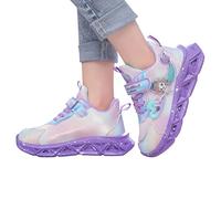 Baskets LED Lumineuse pour Filles Chaussures Enfants avec lumières Princesse Les Chaussures de Tennis Sport pour bébés Filles Antidérapants Semelle Extérieure en Gelée Respirante