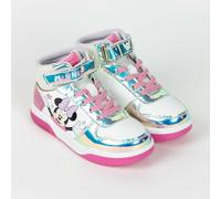 Baskets LED Minnie Mouse Argenté