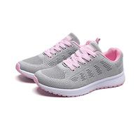 Baskets légères en maille pour femme - Chaussures de sport - Confortables et respirantes - Chaussures de tennis - Chaussures de course - Chaussures plates antidérapantes - Chaussures d'entraînement