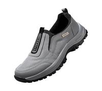 Baskets légères et antidérapantes pour homme - Soulagement de la douleur - Orthopédiques et orthopédiques - Chaussures de trekking unisexes pour l'extérieur, le fitness et la vie quotidienne, gris, 45