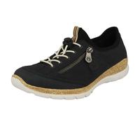 Rieker Femme N4263 Sneakers Basses, Bleu (Pazifik/Pazifik/Marine/Schwarz), 37 EU